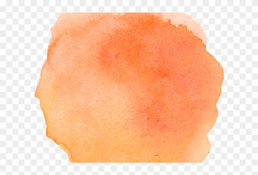 Watercolor Swatch Png Orange Clipart #5705168