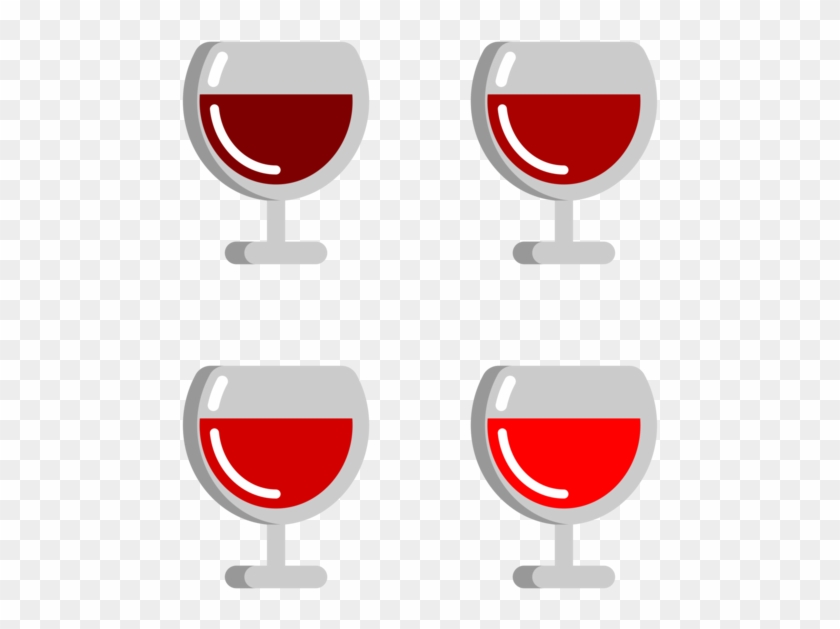 Wine Glass Red Wine Champagne Alcoholic Drink - Circle Clipart #5705767