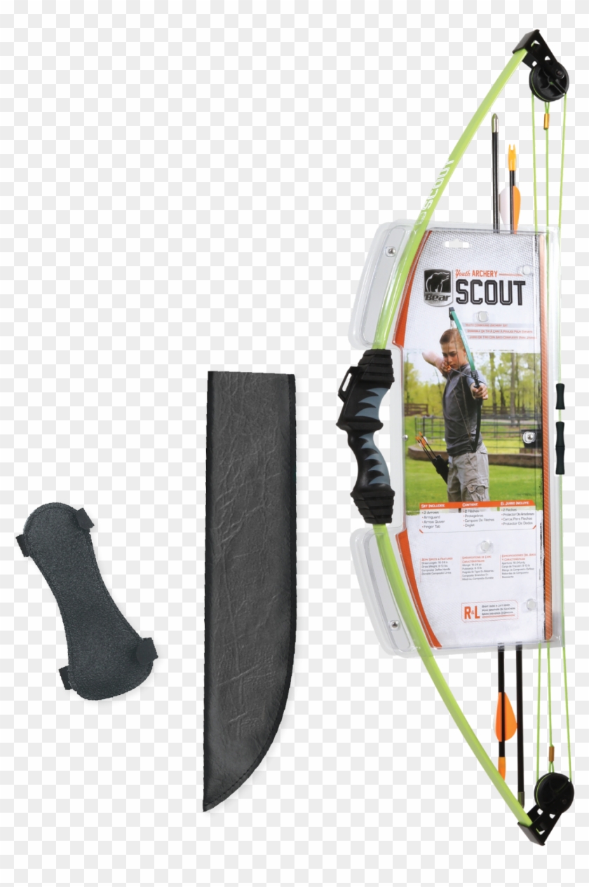 Bear Archery Scout Youth Bow Set Includes Arrows, Armguard, - Bear Archery Scout Bow Set Clipart #5705931