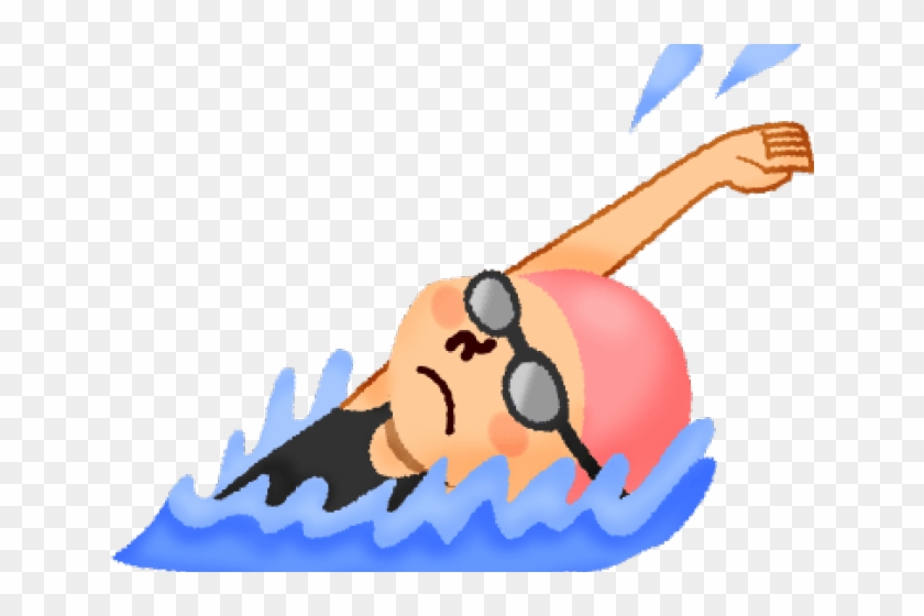Swimming Clipart Back Stroke - Png Download