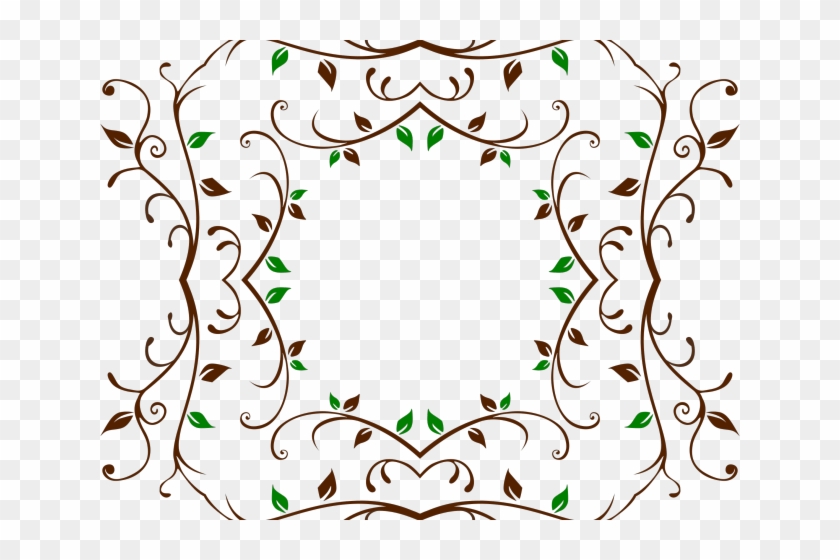 Vine Clipart Frame - Clip Art - Png Download #5706017