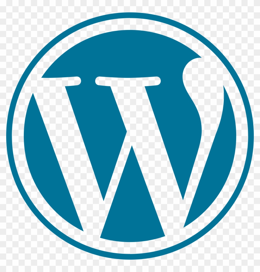 Wordpress Blue Logo Png Transparent - Wordpress Logo Png Clipart