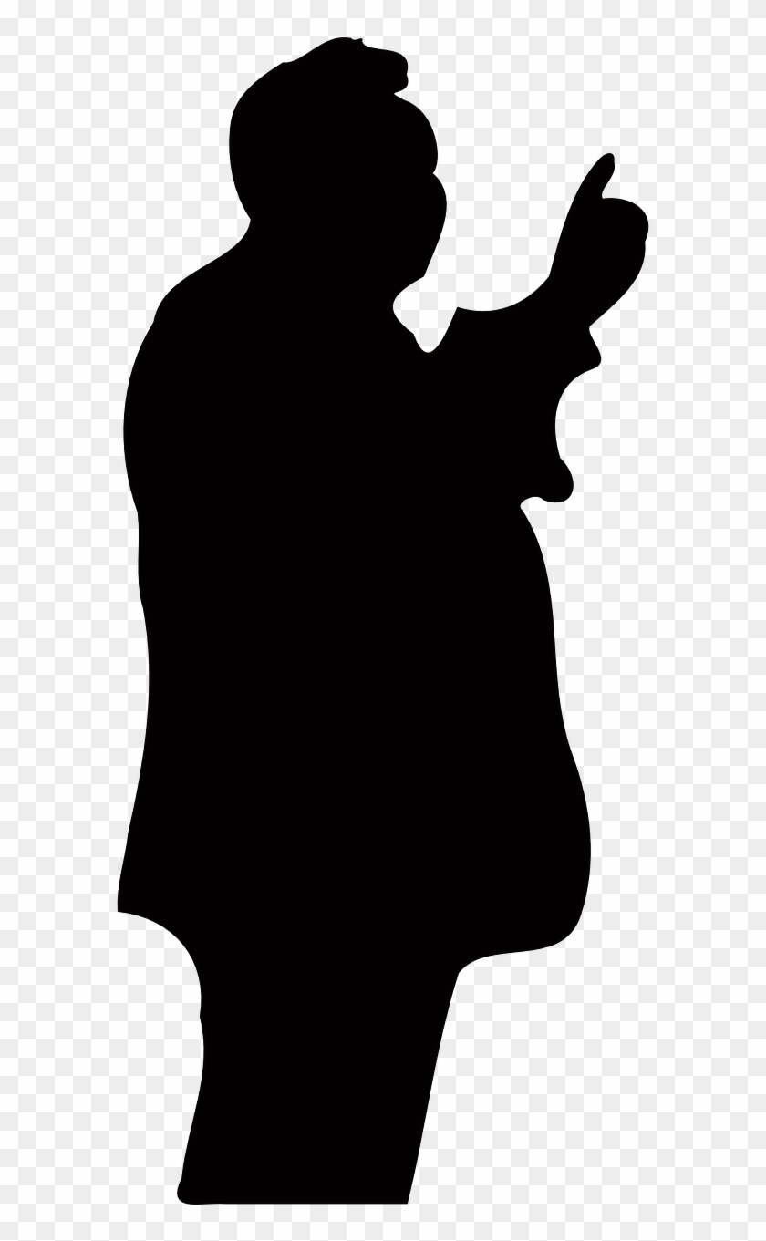 Presenter Power Point Png Image - Transparent Graduate Silhouette Png Clipart #5707397