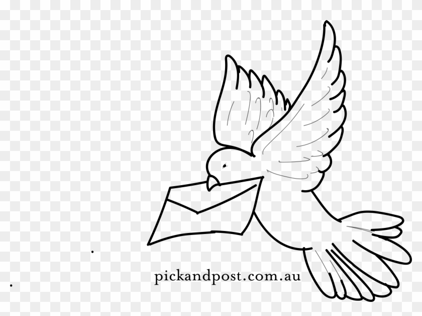 Logopick And Post - Line Art Clipart #5707569