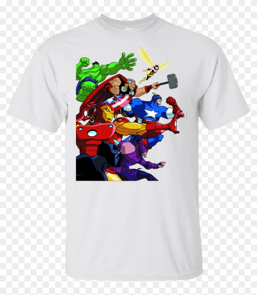 Cartoon Network Avengers Endgame T-shirt - Avengers Earth's Mightiest Heroes Marvel Universe Comic Clipart