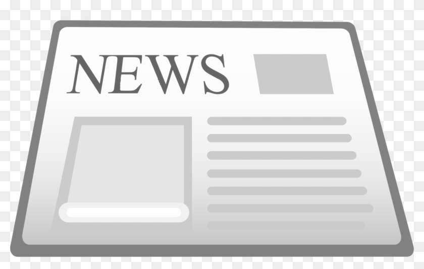 Tv Clipart News Presenter - Clip Art Of Newspaper - Png Download