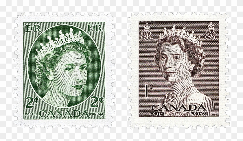 Canada Stamp 2 Cent Elizabeth Clipart #5708518