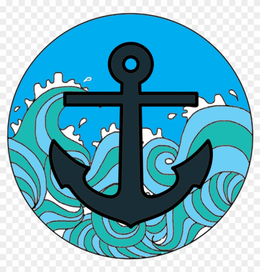 Cccc Wave Anchor Logo - Circle Clipart #5708779