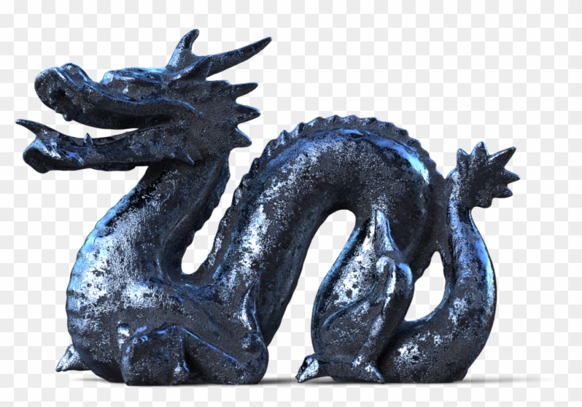 Th Asian Dragon Substancemetal 3 Ps1 , Png Download - Statue Clipart