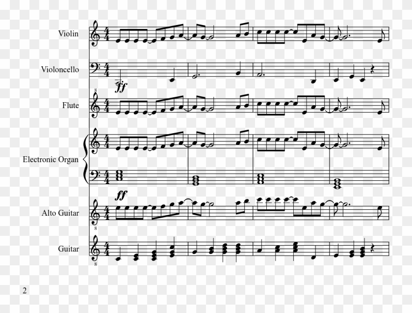O Grande Pintor Sheet Music 2 Of 6 Pages - Partitura Do Hino O Grande Pintor Clipart