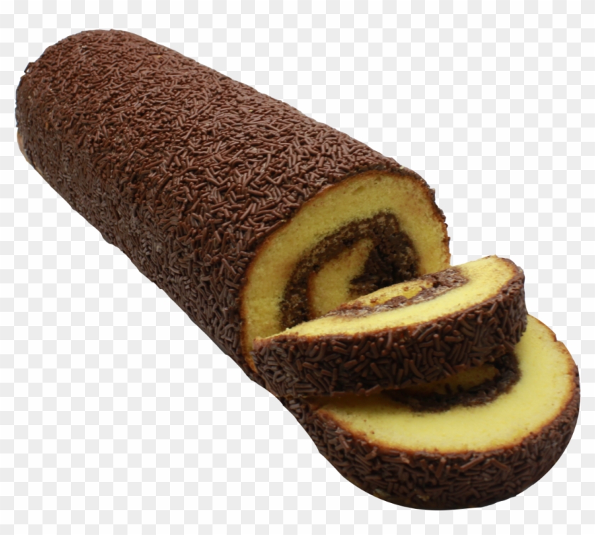 Cake Roll Chocolate Clipart