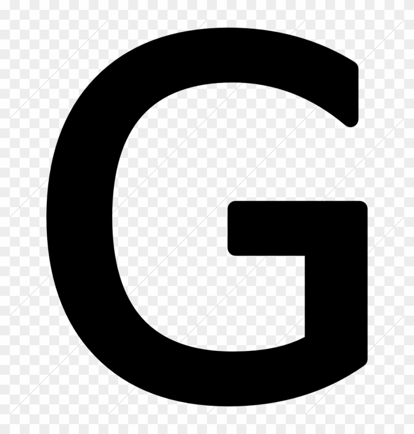 Png Icons Letter - Letter G In Black Clipart