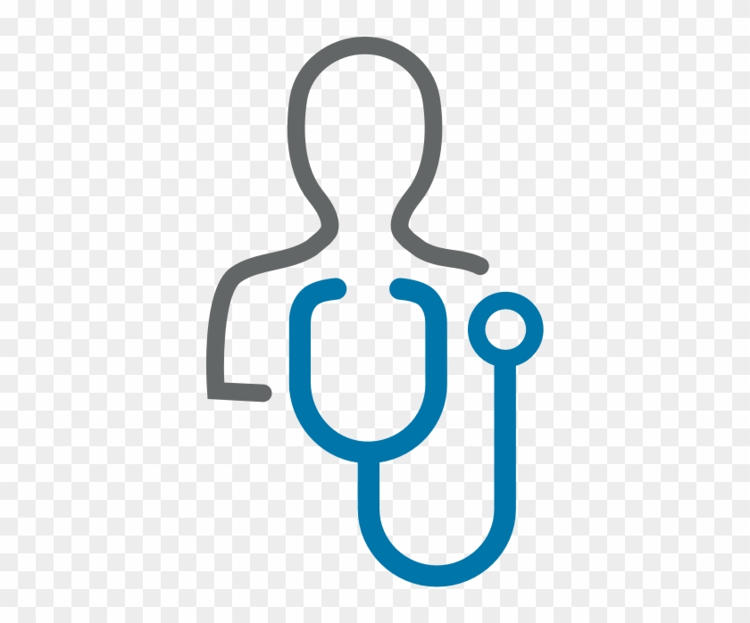Icon Of Doctor Wearing A Stethoscope Clipart #5710012