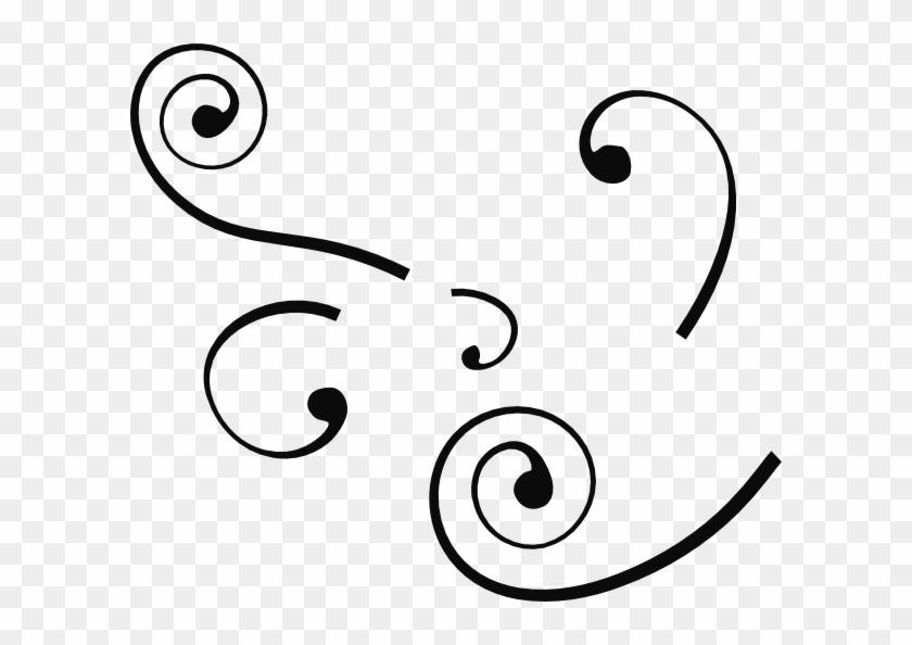 Corner Flourish Pink Clip Art At Clker Com Vector Clip - Line Art - Png Download #5710014