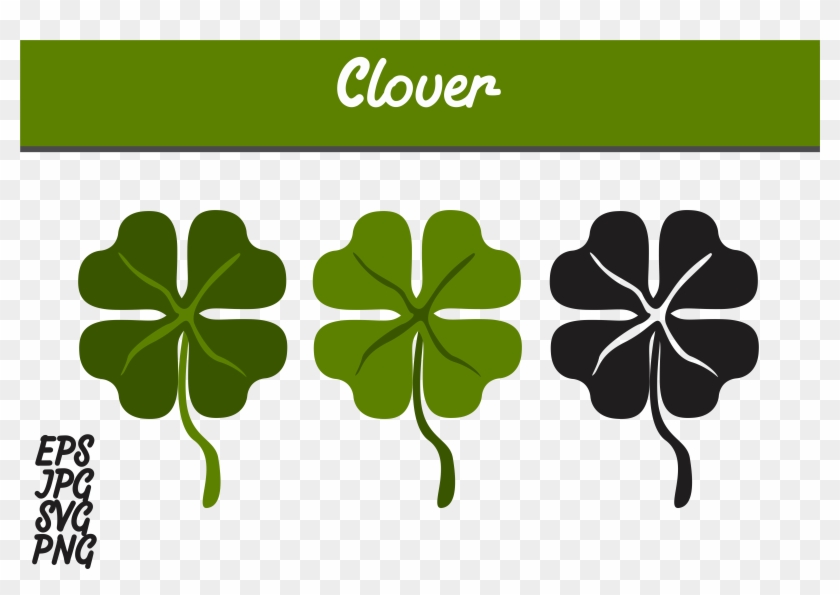 Clover Set Svg Vector Image Bundle Graphic By Arief - Vector Graphics Clipart #5710020