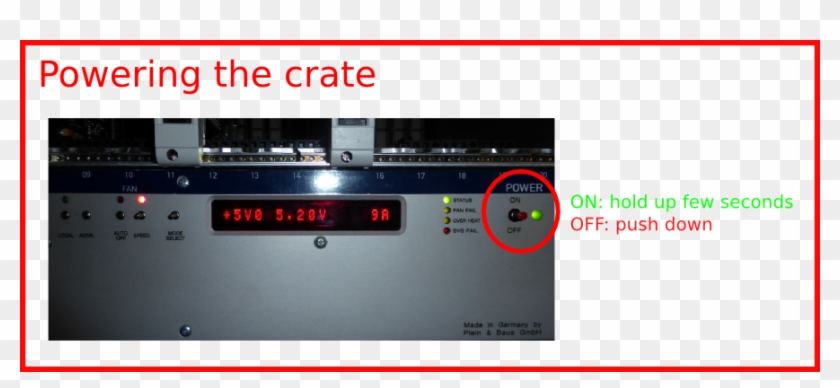 To Power On The Crate, Hold The "power" Red Button - Ios 4.3 Clipart