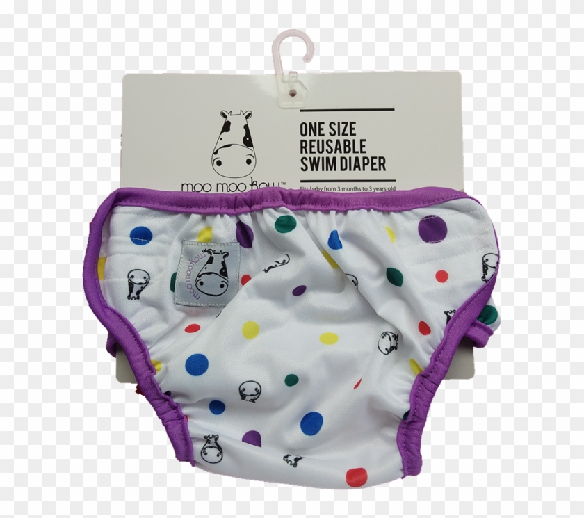 Moo Moo Kow Swim Diaper Dot Dot - Coin Purse Clipart #5710430