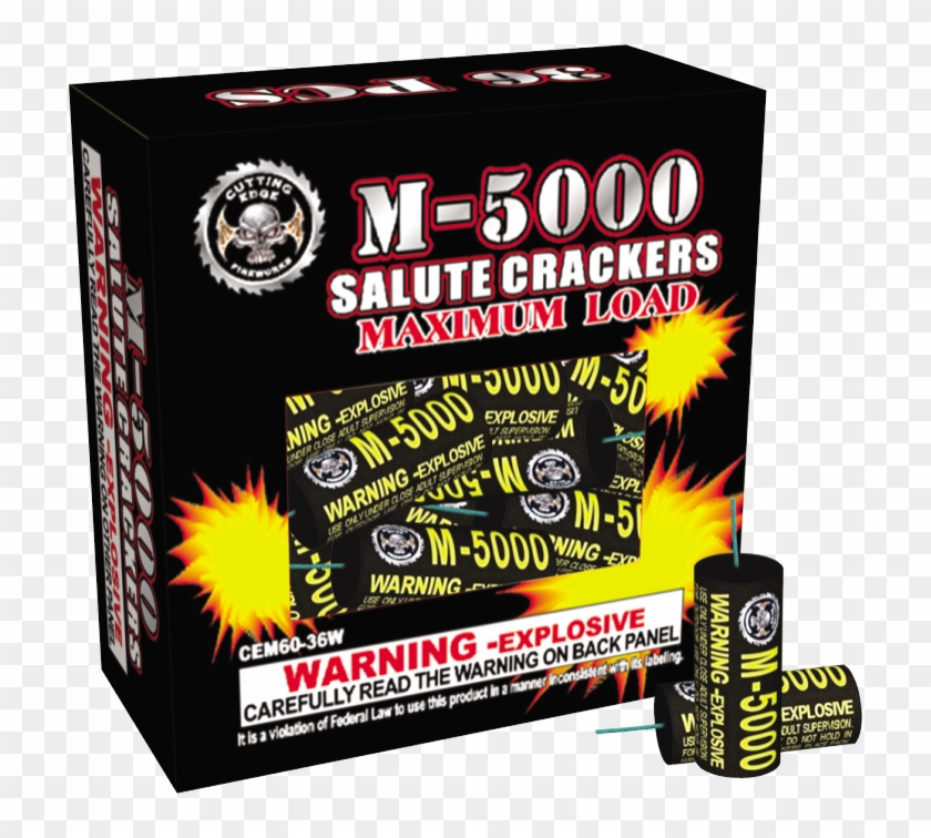 Maxpop, M-5000 Header Bomb , 36 Count - M 5000 Firecracker Clipart
