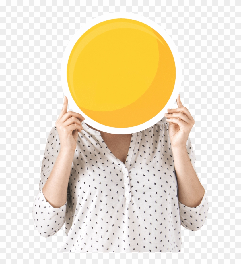 Body With Emoji Face - Polka Dot Clipart #5710751