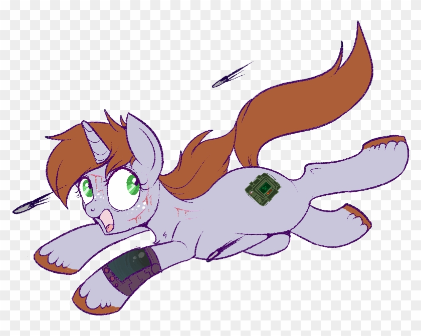 Lulubell, Blood, Bullet, Colored Hooves, Fallout Equestria, - Cartoon Clipart