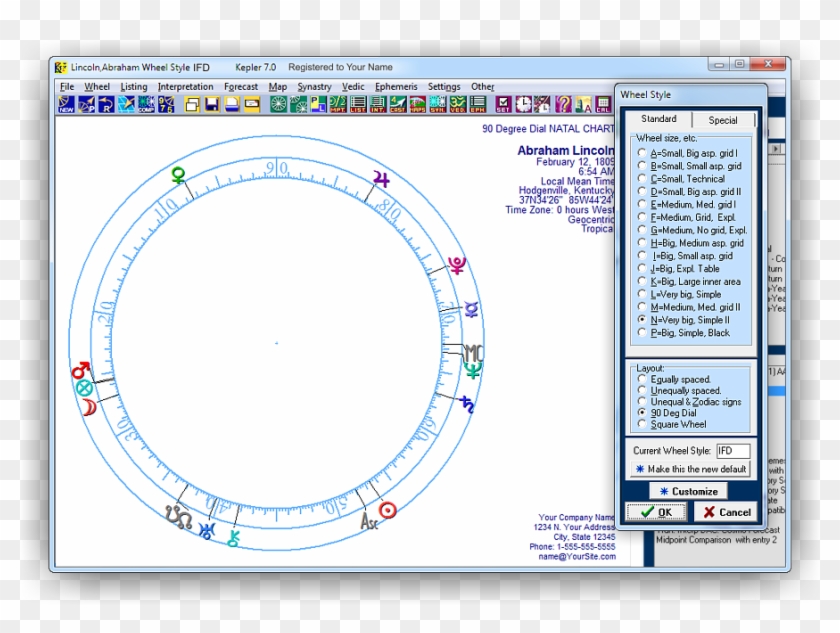 90º Dial - Circle Clipart