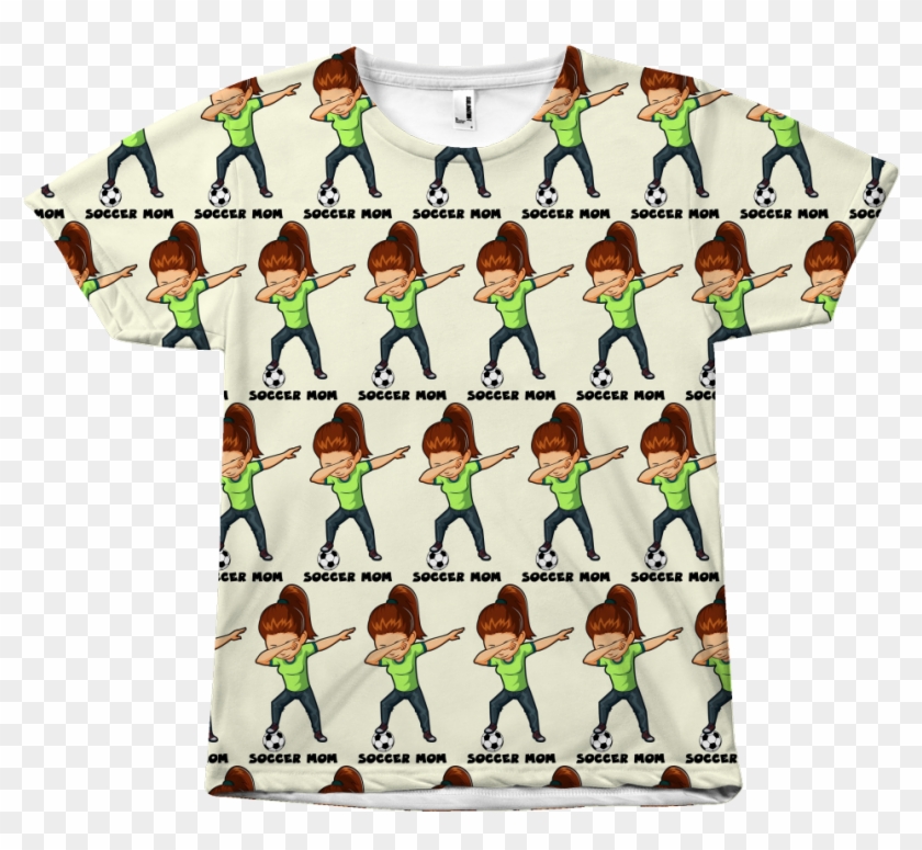 Soccer Mom Dabbing Funny T-shirt, Gifts For Football - Cartoon Clipart #5711546