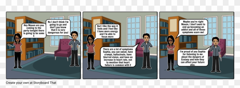 The Dangers Of Ecstasy - Comics Clipart