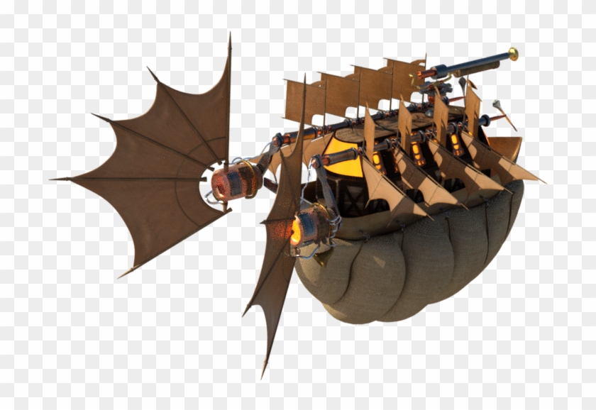 I Will Be Starting The Revisions Of My Airship By Adding - Viking Ships Clipart #5712288