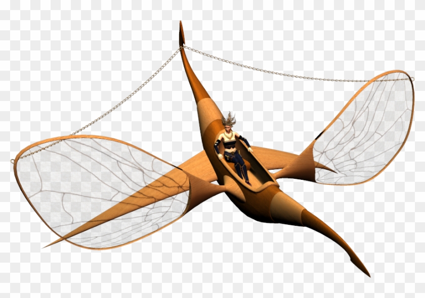 Airship2 Angle - Fantasy Airship Propeller Clipart