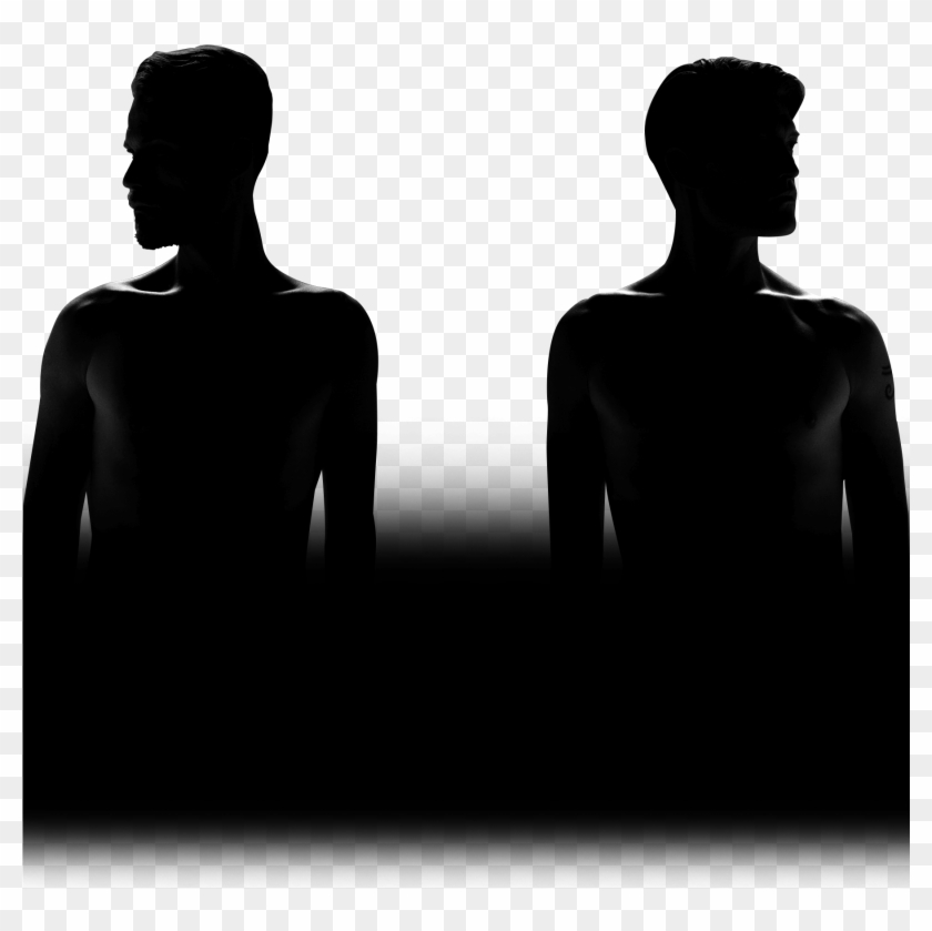 Grey Background Crown Man Dark Crown Man Band Members - Silhouette Clipart