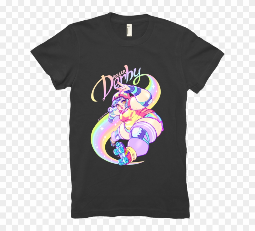 Roller Derby Bomba Tee From Gunkiss - T-shirt Clipart