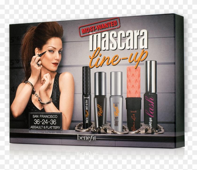 Most Wanted Mascara Line Up Benefit Clipart