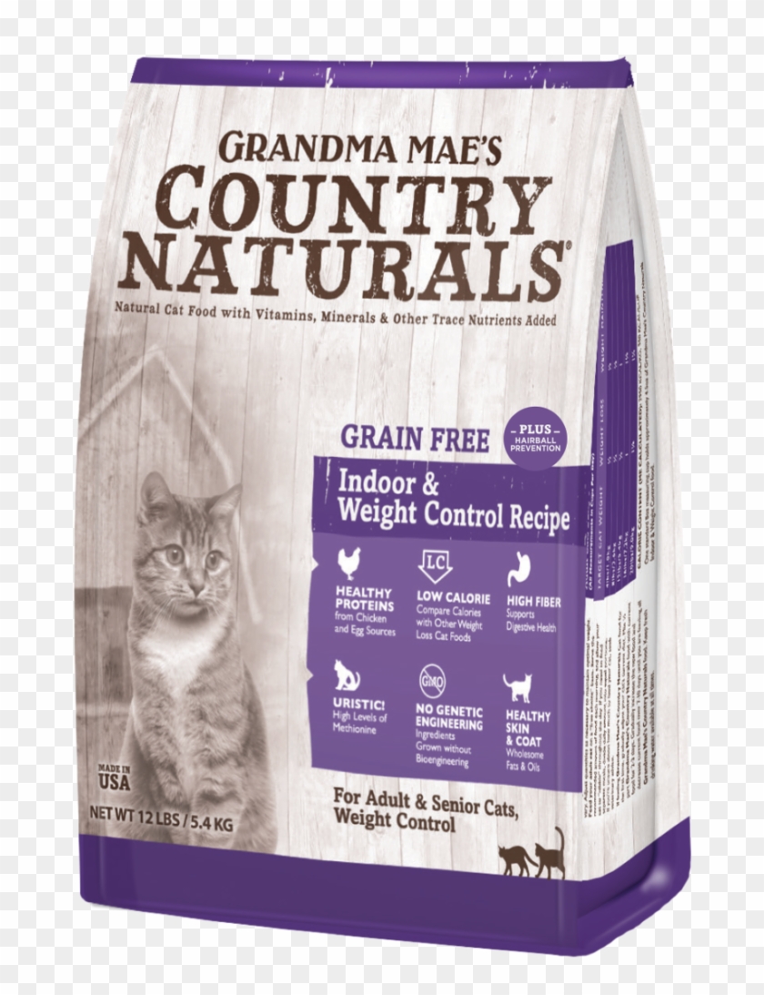 Grain Free Weight Control/hairball Recipe For Cats - Non Gmo Cat Food Clipart #5715612