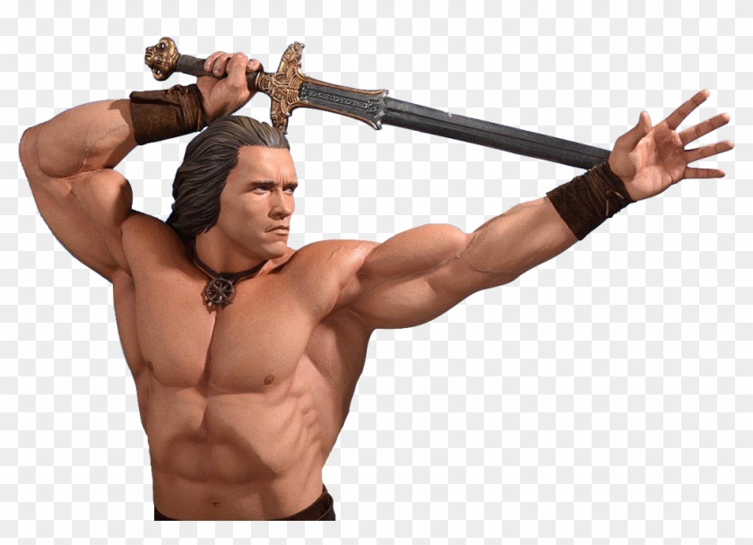 Pop Culture Shock Conan The Barbarian Statue Toyslife - Bodybuilding Sword Pose Clipart #5715659
