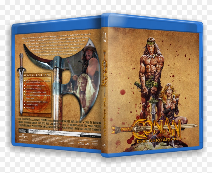 This Image Has Been Resized - Blu Ray Conan The Destroyer 1984 Clipart