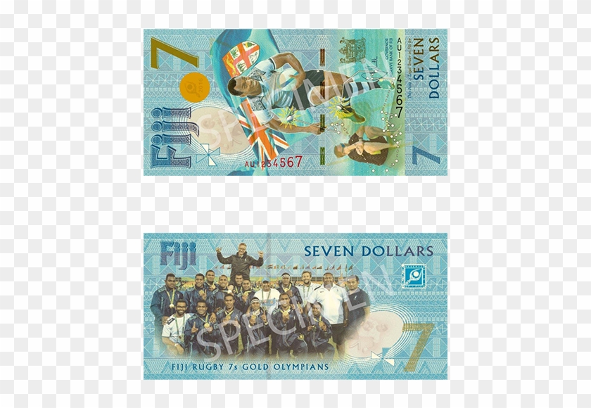 Fiji 7 Dollar - Fiji 7 Dollar Note Clipart