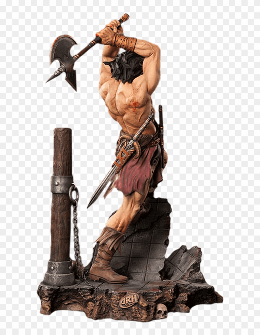 Conan - 1/4 - Statue - Arh Studios - Action Pose Statue Clipart #5715898