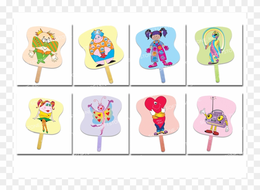 Set Of 8 Stick Clipart