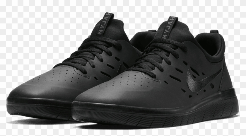 Nike Sb Nyjah Free Trainers - Nike Sb Nyjah Free Black Black Clipart #5716550