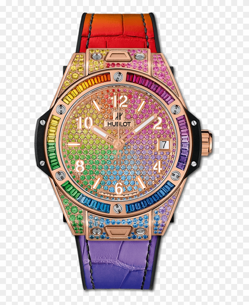 Big Bang One Click Rainbow King Gold - Hublot Big Bang Clipart #5716728