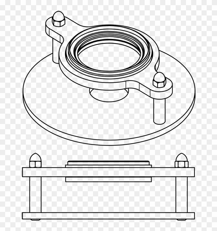 Flash Heads Can Be Positioned Independently - Drawing Clipart