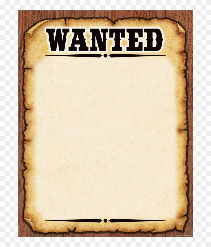 Png Wanted Poster - Blank Western Wanted Poster Clipart