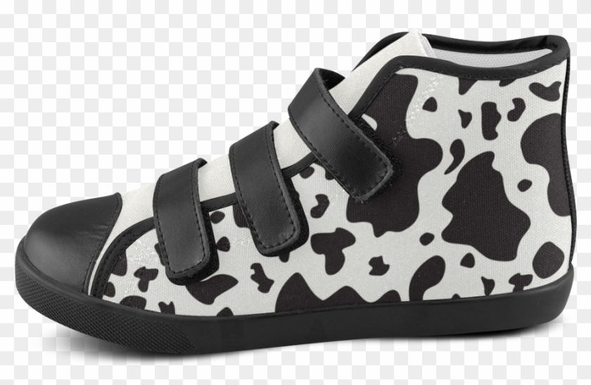 Pattern Vector Velcro High Top Canvas Kid's Shoes - Sneakers Clipart