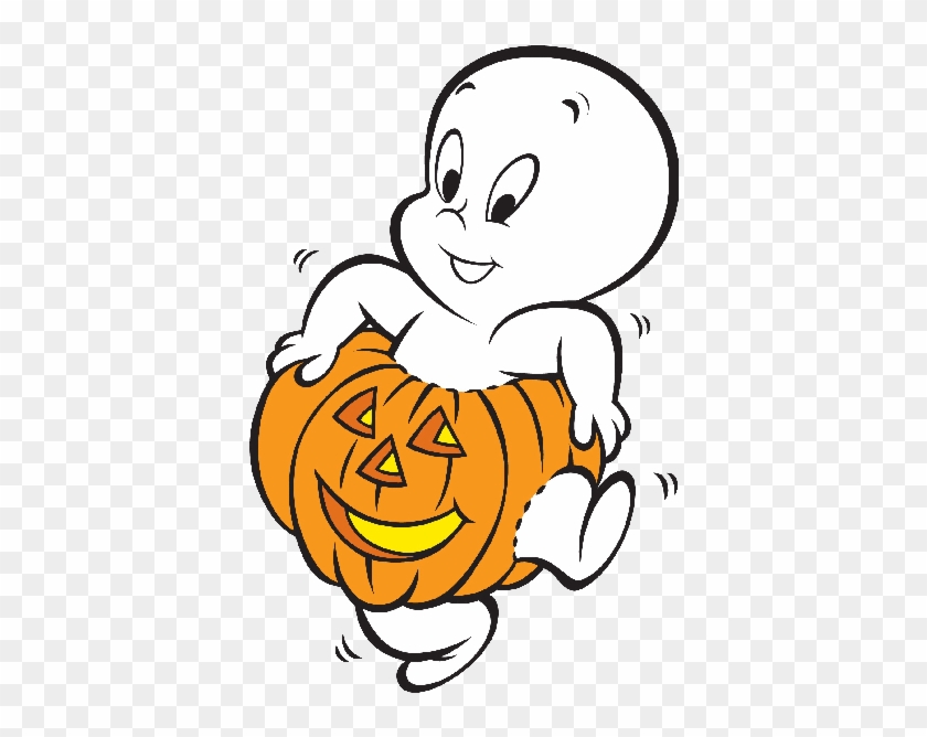 Casper The Friendly Ghost Halloween - Halloween Casper The Friendly Ghost Clipart #5717340