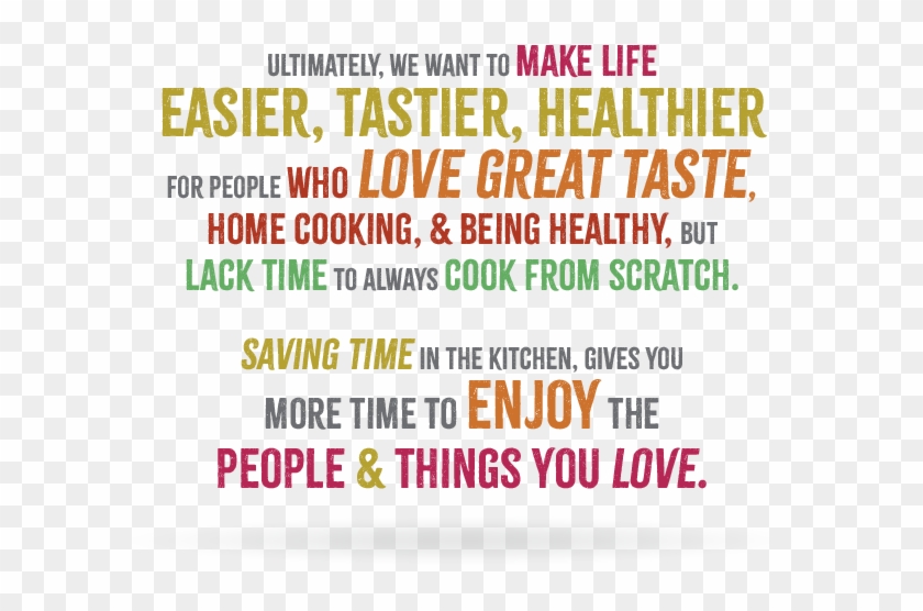 Ultimately, We Want To Make Life Easier, Tastier, Healthier - Circle Clipart