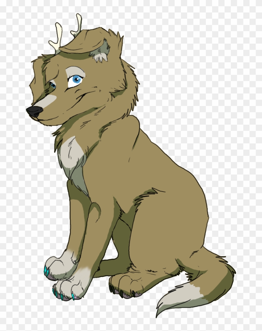 She Has Light Blue Eyes, At Times They Glow A Green - Cartoon Clipart