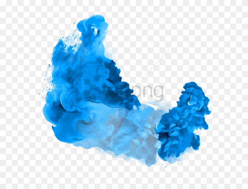 Blue Smoke Effect Png Png Image With Transparent Background - Blue Smoke Bomb Png Clipart #5718293