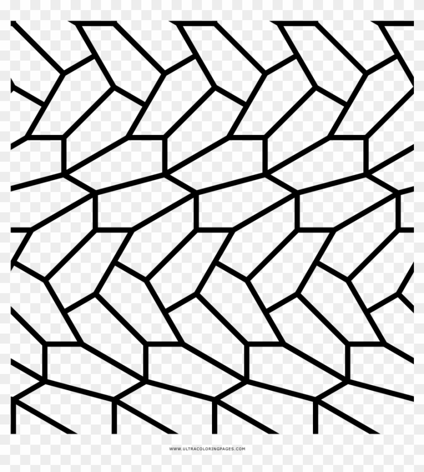 Pentagon Coloring Page - Line Art Clipart #5718565