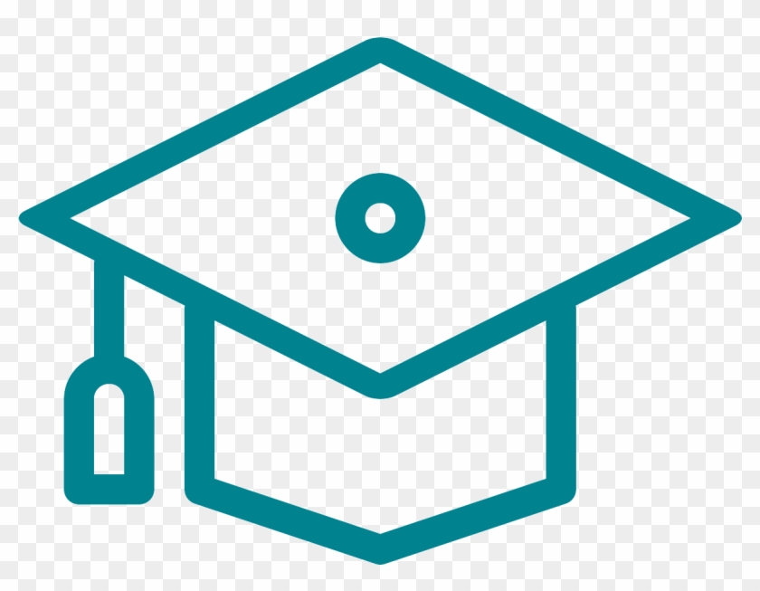 Bachelor Icon - Icon Mũ Tốt Nghiệp Clipart