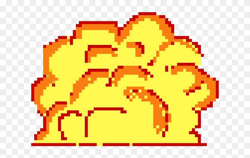 Explosion - Explosion Pixel Art Png Clipart